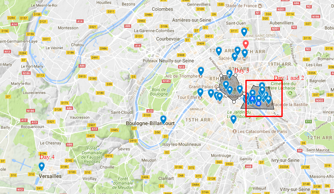 google maps travel itinerary planning step 4