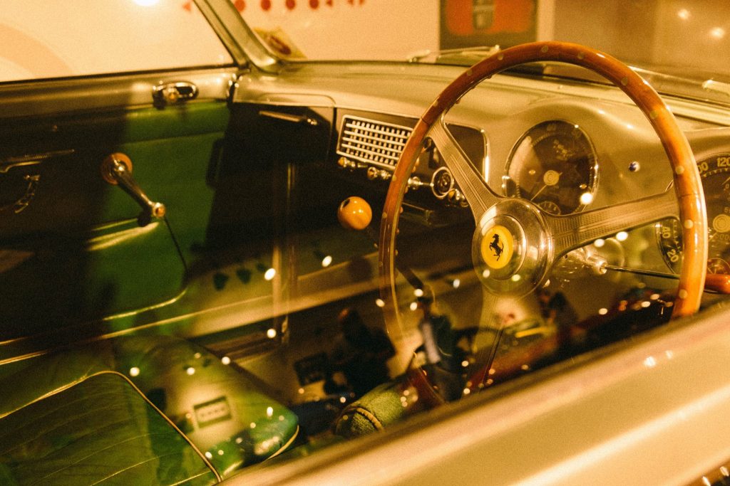 Vintage Green Ferrari